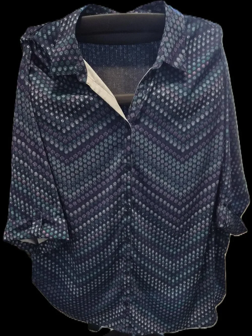 Plus size Button down dress shirt - Picture 6 of 7